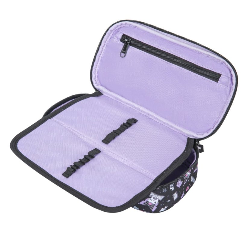 BAAGL Školský peračník etui Kuromi Black GRS - Baagl