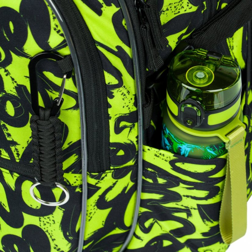 BAAGL 3 SET Core Lime: batoh, penál, sáček - Baagl