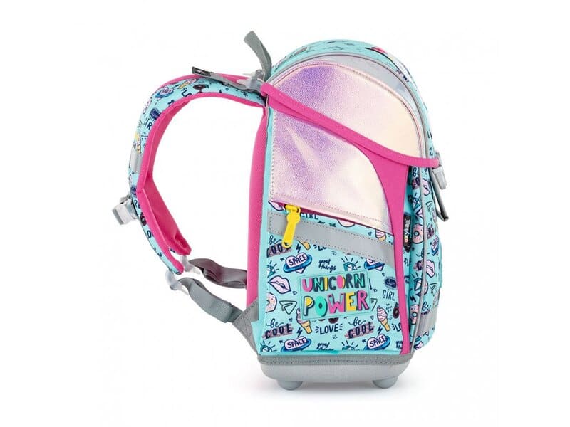 Školní aktovka v setu pro prvňáčky Oxybag PREMIUM LIGHT Unicorn iconic - 3 díly