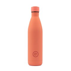 Nerezová termolahev COOL BOTTLES Pastel Coral třívrstvá 750ml