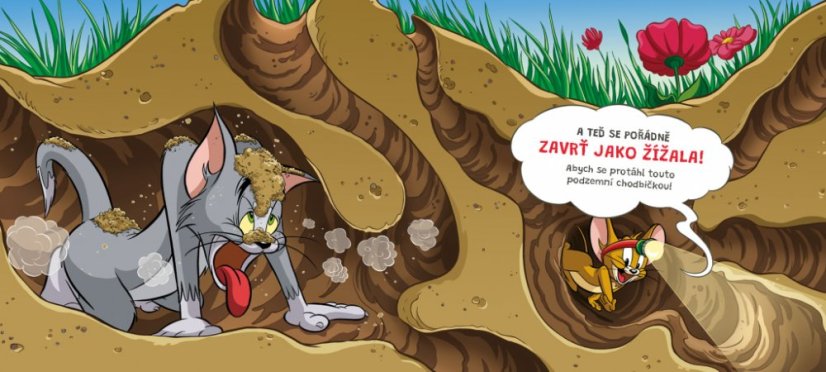 TOM & JERRY: V téhle knížce mě honí KOČKA - Baagl