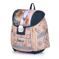 Školní aktovka Oxybag PREMIUM LIGHT Kůň Romantic