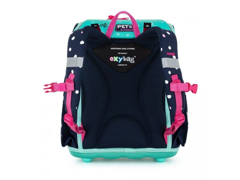 Školní aktovka v setu pro prvňáčky Oxybag PREMIUM LIGHT Mazlíčci - 3 díly