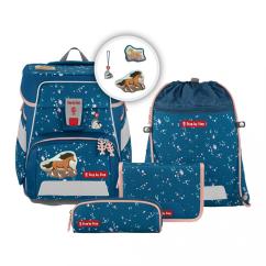 Školní aktovka SPACE pro prvňáčky - 5-dílný set, Step by Step Wild Horse Ronja, certifikát AGR - Step by Step