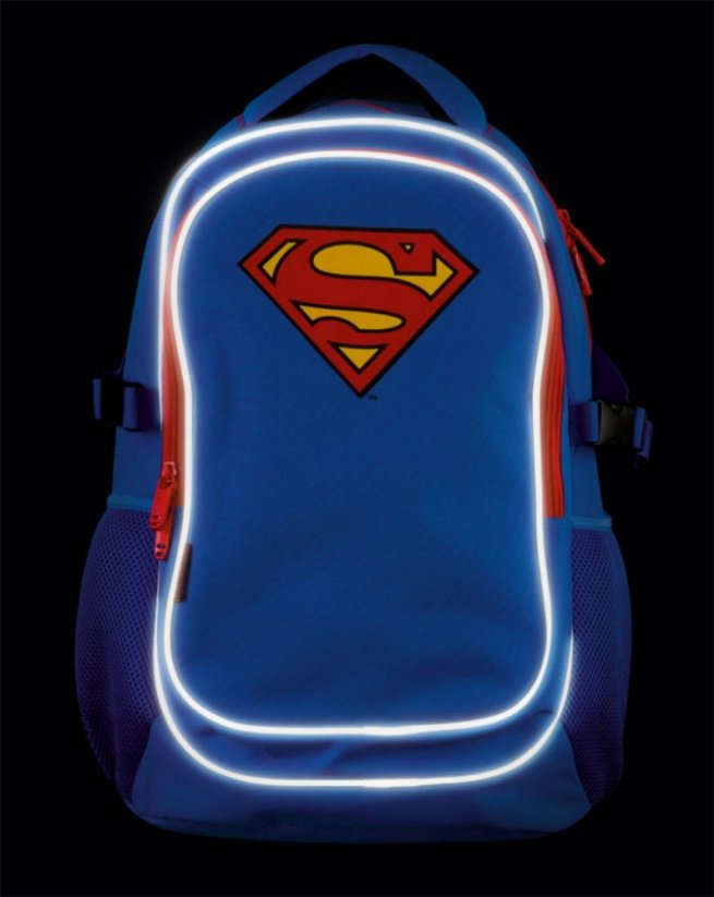 Školní batoh s pončem Baagl Superman – ORIGINAL