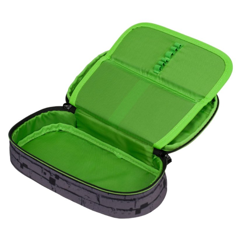 BAAGL Školní penál etue Skate Minecraft TNT - Baagl