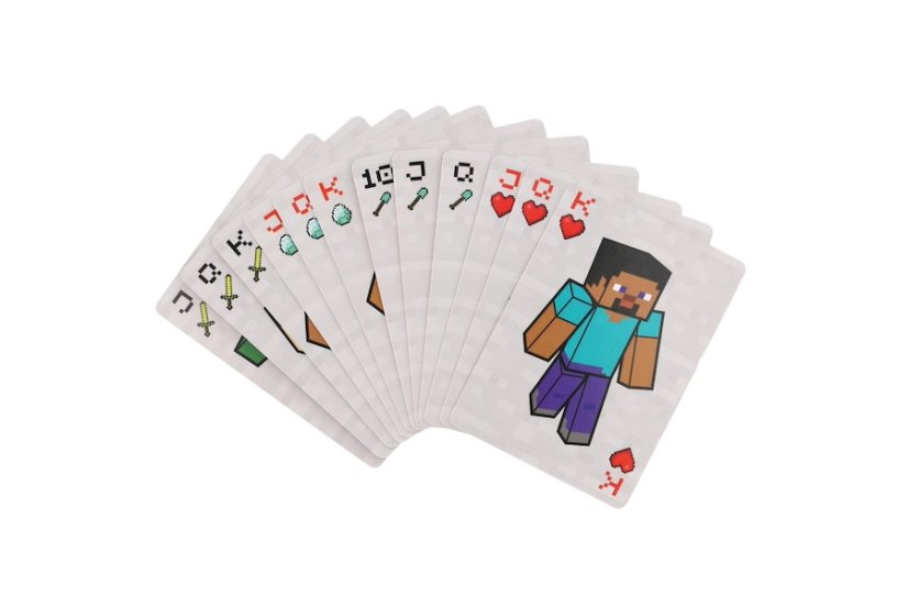 Hrací karty Minecraft v krabičce