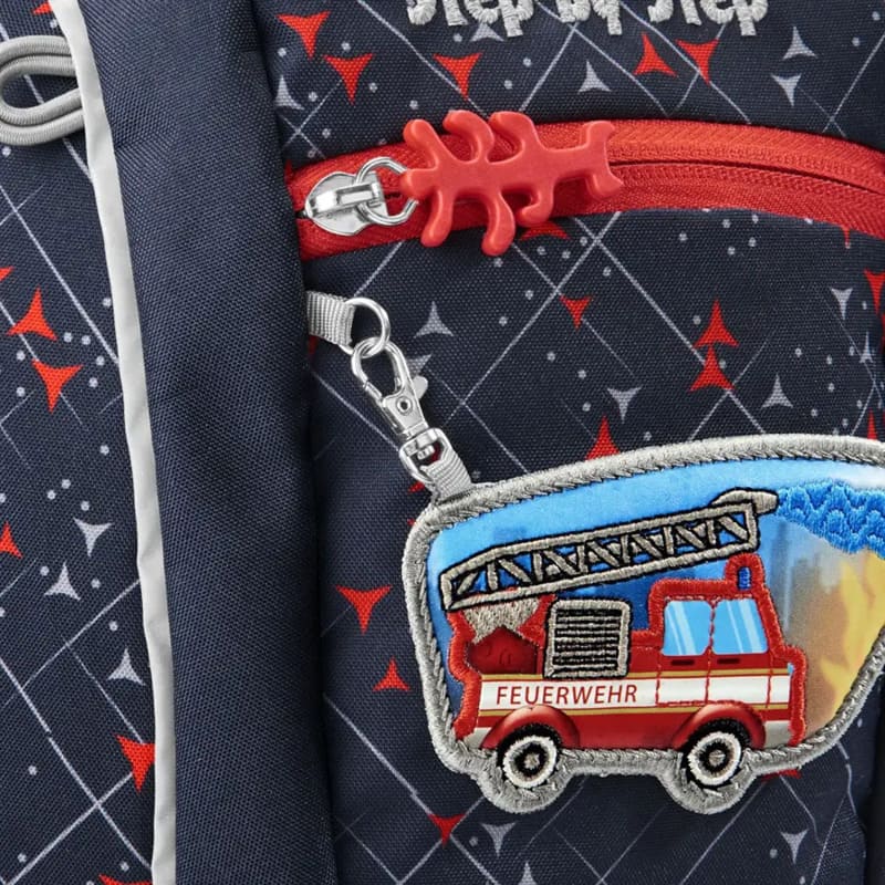Dětský předškolní batoh Step by Step KIGA MINI, Fire Truck Finn