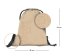 BAAGL 3 SET Coolmate Beige: batoh, penál, sáček - Baagl