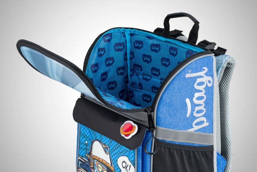 Školská aktovka pre prvákov Baagl Zippy Spaceman