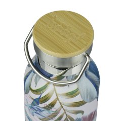 BAAGL Termofľaša s bambusovým viečkom Leafs, 500 ml - Baagl