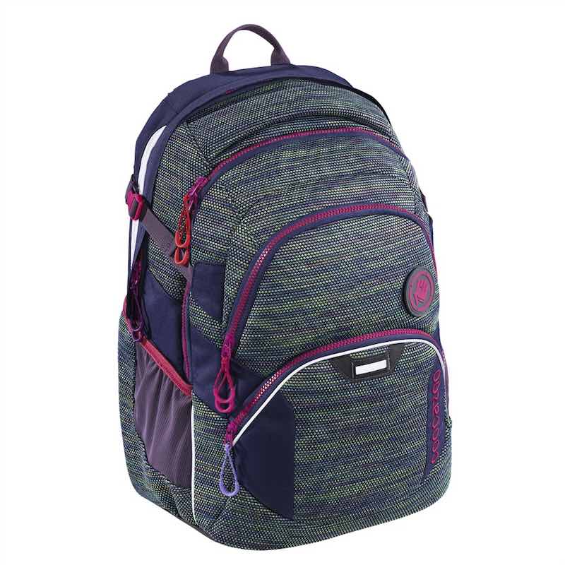 Školní batoh coocazoo JobJobber2, Wildberry Knit+ BONUS SPORTOVNÍ PYTEL za 1,- Kč