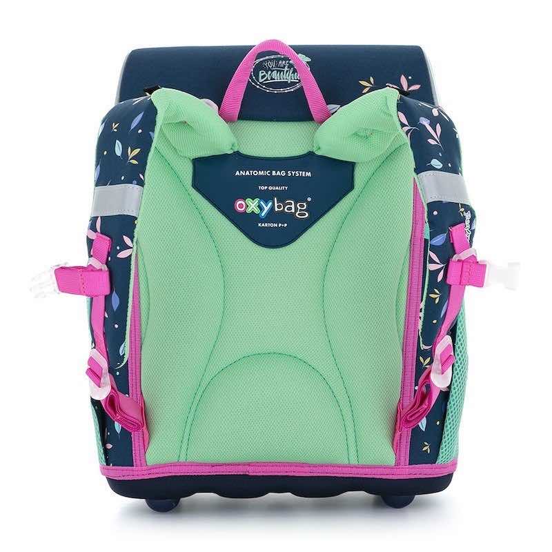 Školní aktovka v setu pro prvňáčky Oxybag PREMIUM Motýl - 3 díly