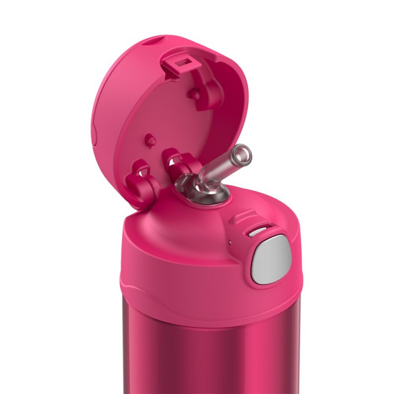 Thermos Funtainer dětská termoska s brčkem 355 ml - růžová