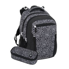 Bagmaster PORTO 25 A školský set – čierno-biely
