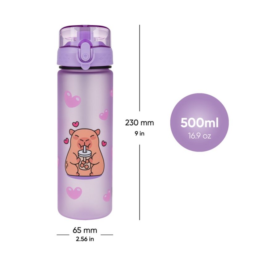BAAGL Tritanová láhev na pití Kapybara, 500 ml - Baagl