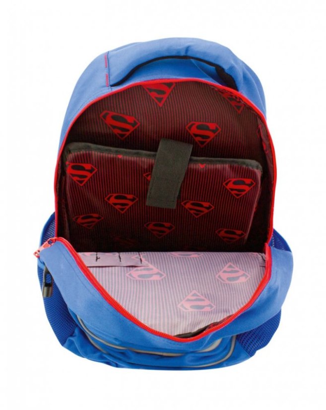 Školní batoh s pončem Baagl Superman – ORIGINAL