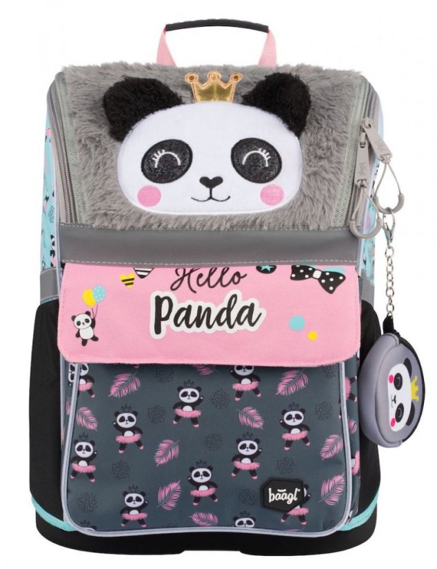 Baagl školní aktovka pro prvňáčky Zippy Panda