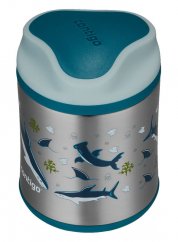 CONTIGO Detské jedlo v pohári 300 ml - žraloky