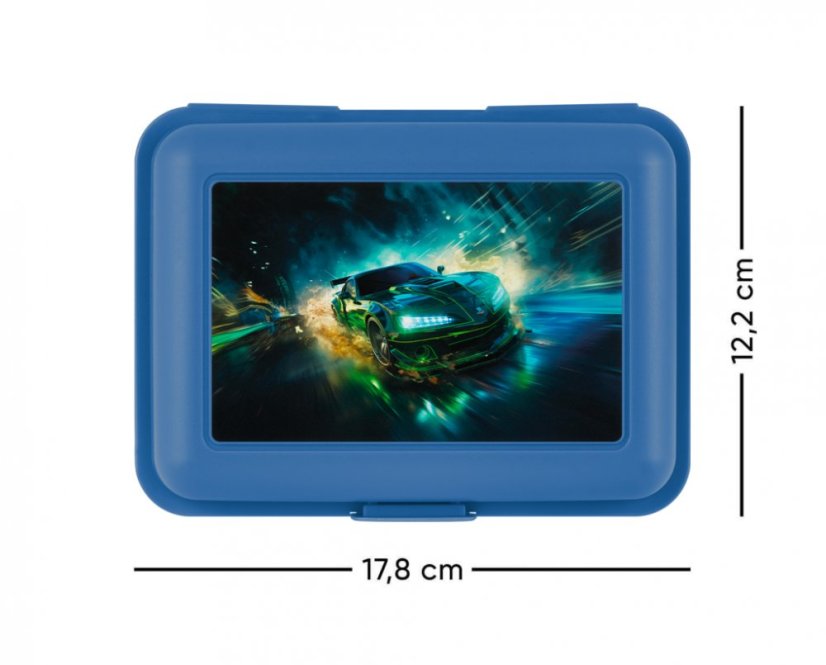 BAAGL 5 SET Zippy Závodní auto: aktovka, penál, sáček, desky A4, box