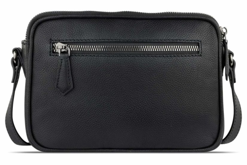 Dámská kožená crossbody kabelka Bugatti Bella černá