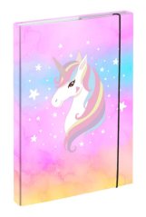 Desky na školní sešity A4 Baagl Rainbow Unicorn