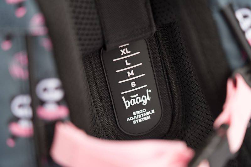 Školní aktovka v setu pro prvňáčky Baagl Zippy Panda - 7 dílů - láhev s brčkem