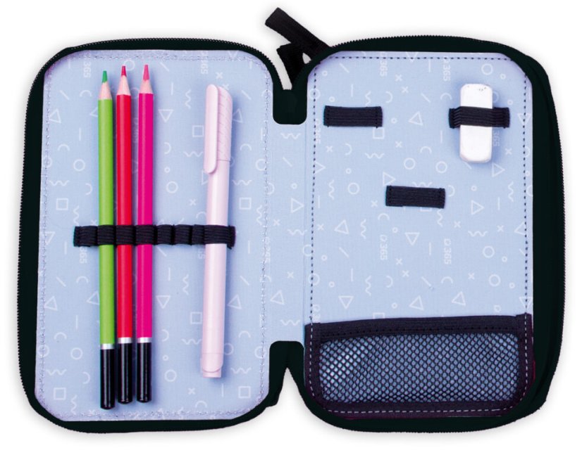 Školní penál třípatrový Paws