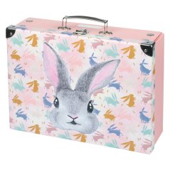 BAAGL Skládací školní kufřík Bunny s kováním - Baagl