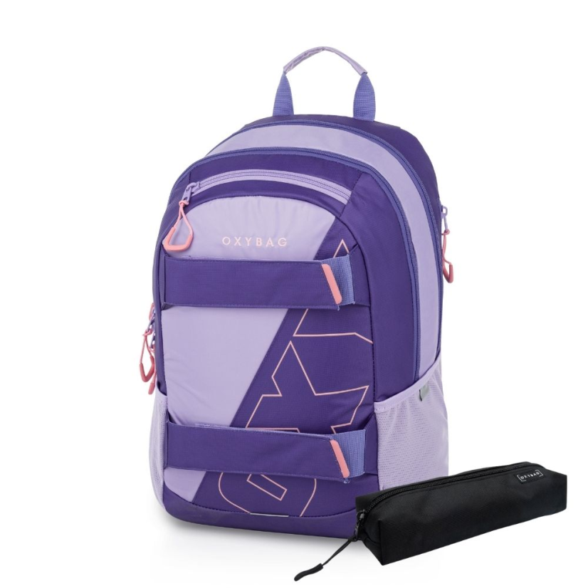 Studentský batoh + etue OXY Sport Half violet - Oxybag (Karton P+P)