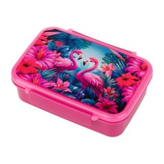 BAAGL Box na svačinu s přihrádkami Flamingo - Baagl