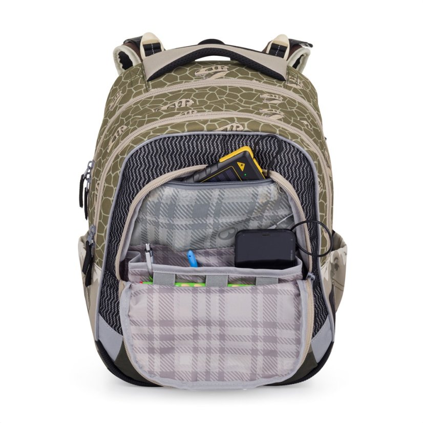 Bagmaster LUMI 24 C malý školní set pro prvňáčky – dinosaurus - Bagmaster