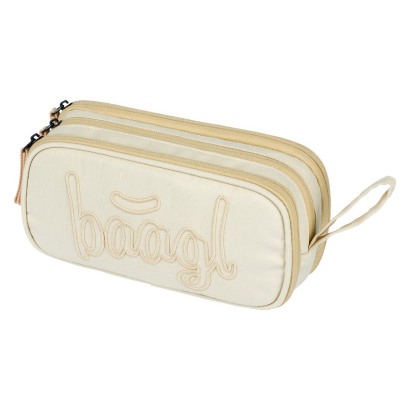 BAAGL 3 SET Coolmate Beige: batoh, penál, sáček - Baagl