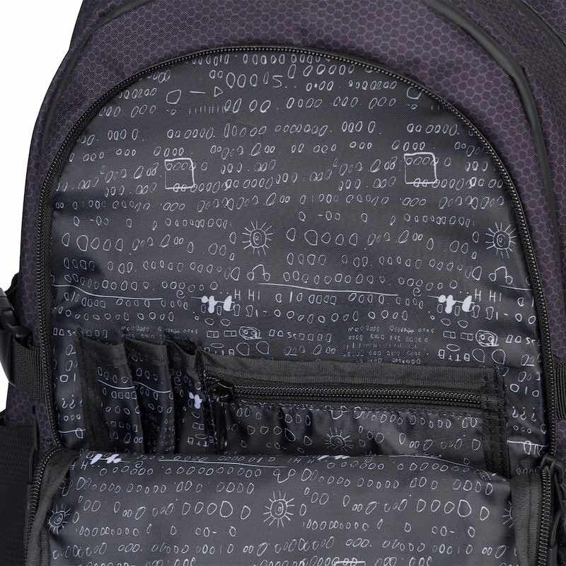 Školní batoh v setu Baagl skate Bluelight - 3 díly