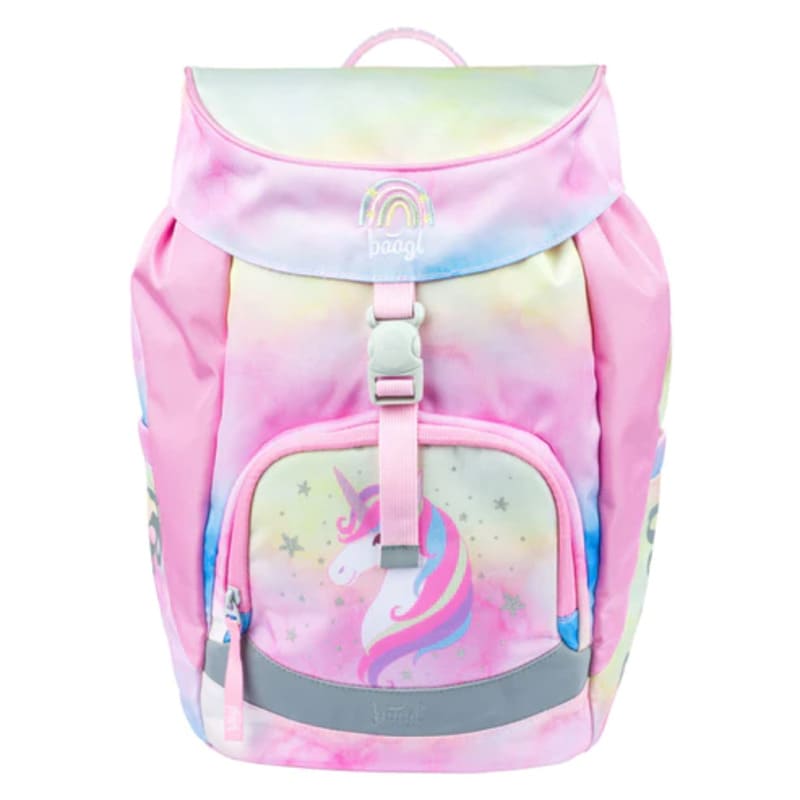 BAAGL 3 SET Airy Rainbow Unicorn: aktovka, penál, sáček