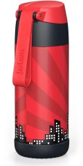 Dětská nerezová termoláhev s brčkem JARLSON CHARLI Spiderman 350 ml