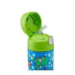 Detská termoska Funtainer so slamkou 355 ml - dinosaurus