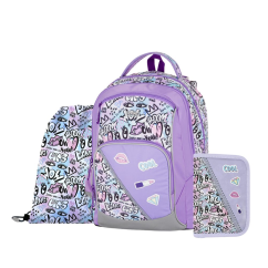 Školní set 3ks OXY GO OXY GO Funny Girl - Oxybag (Karton P+P)