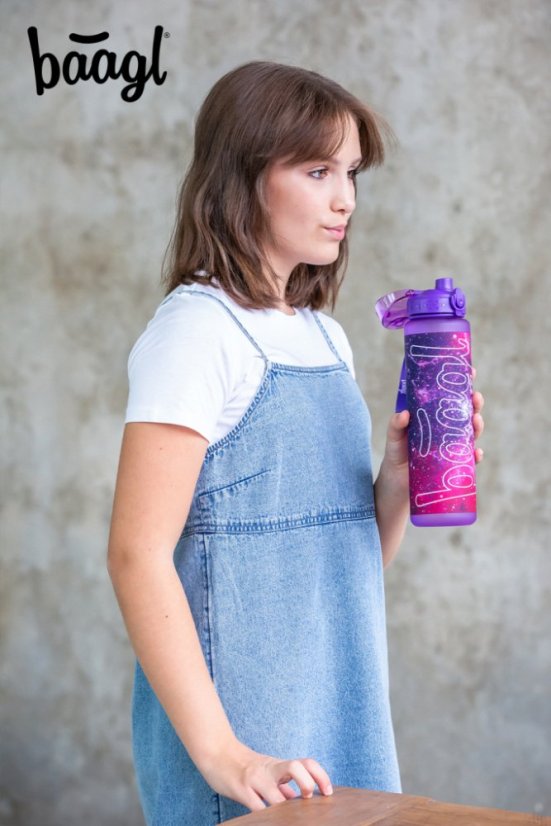 BAAGL Tritanová láhev na pití Galaxy, 1000 ml - Baagl