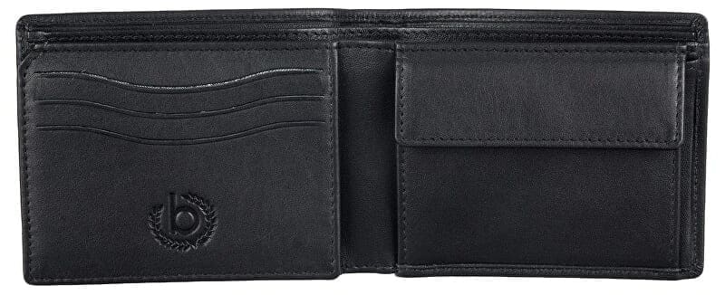 Pánská kožená peněženka s klopou Bugatti Volo černá