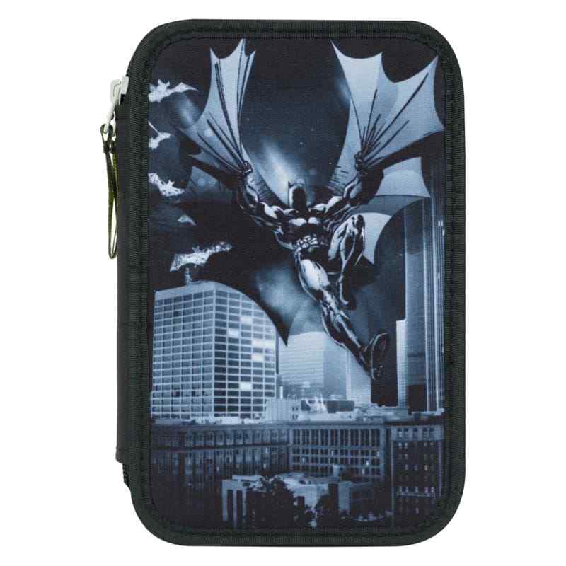 Školní aktovka v setu pro prvňáčky Baagl Shelly Batman Dark City - 3 díly