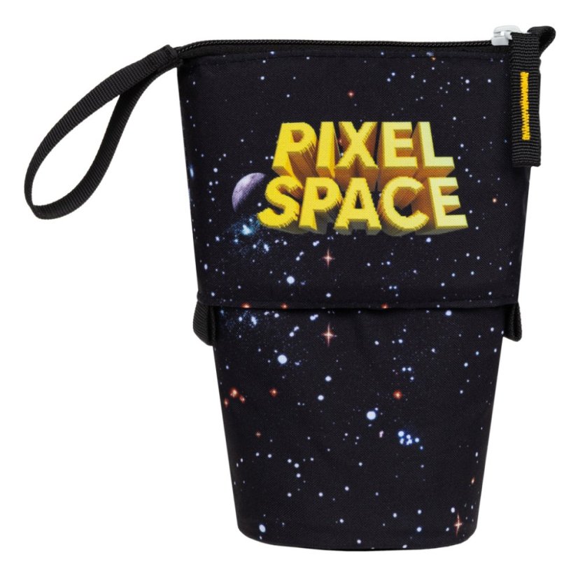 BAAGL Školní penál Pastelkovník Pixel Space GRS - Baagl