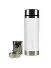 Termoska se sítky na louhování čaje Yoko Design bílá 350 ml