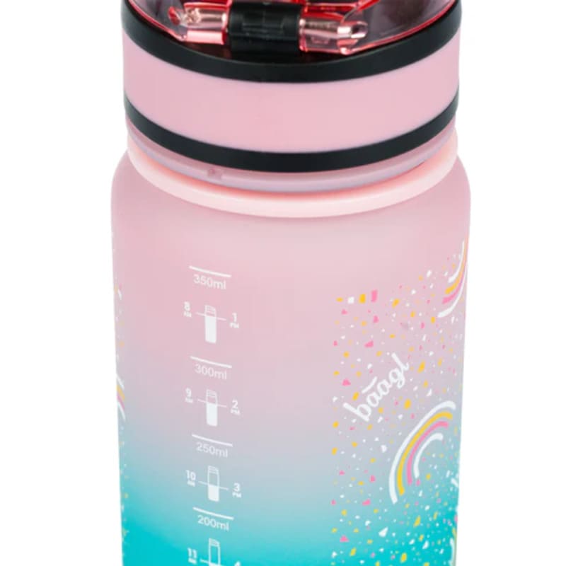 Dětská tritanová láhev na pití Baagl Gradient Duha 350 ml