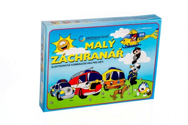 Malý záchranář společenská hra na baterie v krabici 22x16x3cm - Voltik toys
