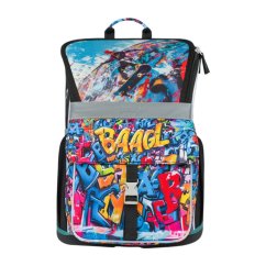 BAAGL SET 5 Zippy Skatepark: aktovka, penál, sáček, zástěra, peněženka - Baagl