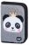 Chlpatý školský peračník Baagl classic s dvoma chlopňami Panda