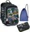 Školní batoh v setu Topgal Minecraft vojenský ENDY 21016 SET MEDIUM