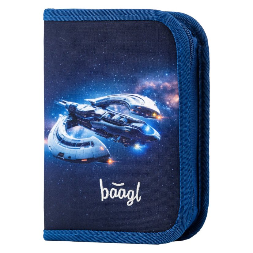 BAAGL SET 5 Zippy Vesmírná Loď: aktovka, penál, sáček, zástěra, peněženka - Baagl