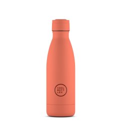 Nerezová termolahev COOL BOTTLES Pastel Coral třívrstvá 350 ml